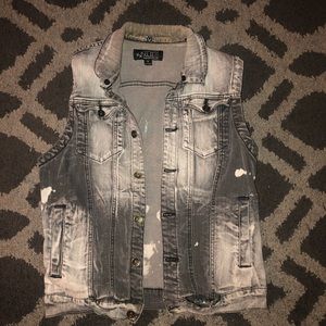 Denim Vest by Rude (acid wash)